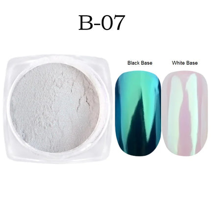 Aurora Mirror Glitter Nail Art Powder Ice Chameleon Rubbing Pigment Dust Sparkly Charm Nails Design Accessory DIY Decorations