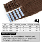 04 / 20pcs For Side Hair / 12inch 2g