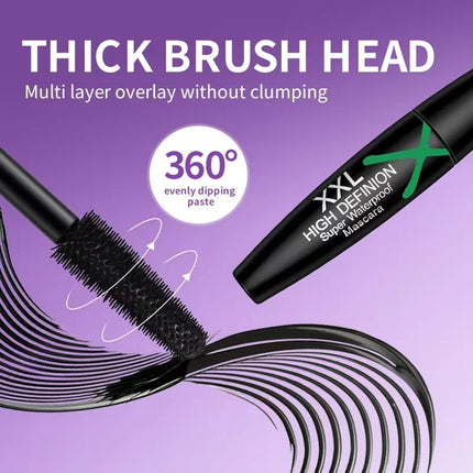 6-Color Mascara,Volumizing Lengthening,Waterproof Smudge-Proof,Long-Lasting Colorful Eyelash Makeup for Daily, Women's Cosmetics