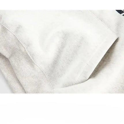 Women Fashionable Retro Grey Sweatshirts Autumn Winter Loose Casual Hoodie Round Neck Oversize Pullovers Tops