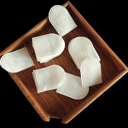 120pcs/Bag U-Shaped Pocket Cotton Pad Makeup Facial Cotton Pads Soft Cosmetic Pad For Face Make Up Removing Pad