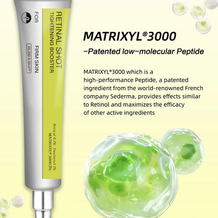 Retinol Vitamin C Hydrating Shot Tightening Booster Face Cream Eye serum Lightening Dark Circles Firming Moisturizer