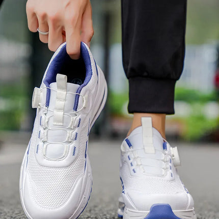Men's Casual Sneakers Breathable Luxury Trainer Race Shoes Fashion Loafers Running Shoes for Male