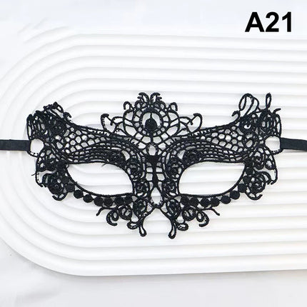Women Lace Mask Eye Masquerade Party Masks Masked Ball Cosplay Costumes Carnival Half Face Mask