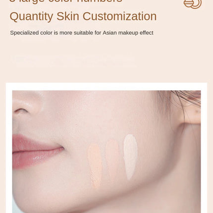 Feotznw Fineless Skin Cushion, Cover Cushion, Waterproof and Sweat-Proof, Moist and Delicate. Makeup Cover Cushion, Replace Shipping. Not Easy to Use Without Erasable