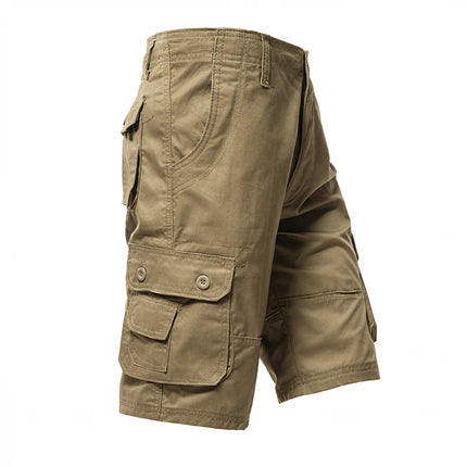 Men's Cargo Shorts Big Size Sports Knee Shorts Classic Short Pants Streetwear Hip Hop Straight Loose Pants