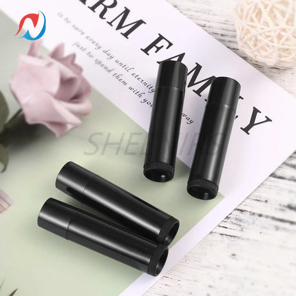 10Pcs 5ml 5g Empty Lipstick Tube Lip Balm Containers Cosmetic Containers Lip Gloss Tubes With Caps Container for Travel Makeup
