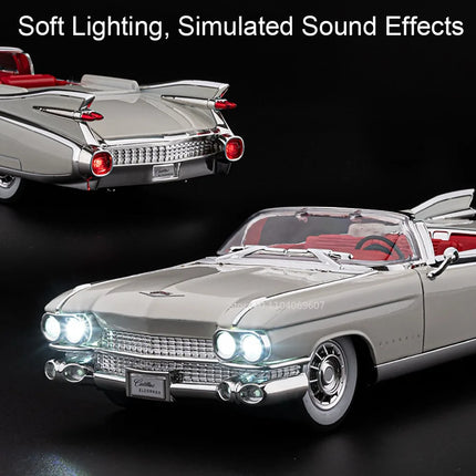 1:24 Scale Eldorado 720S Model Toy Sports Cars Alloy Diecast Sound Light Doors Opened Pull Back Ornament Vehicle for Boys Gifts