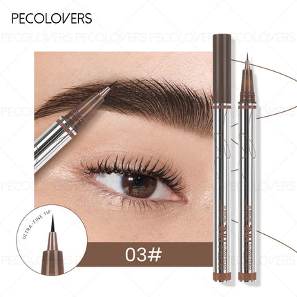 Long-Lasting Waterproof Eyebrow Pencils - Precision Microblading Liquid Eyebrow Tattoo Pencils with Fine Tips for Sketching