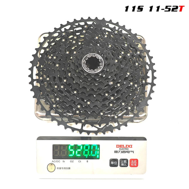 GOLDIX Ultralight MTB Cassette Freewheel k7 9/10/11/12/13 Speed HG Structure Sprocket Carbon Steel Material for Mountain Bike