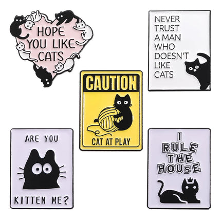 Creative Rectangular Humorous Quotes Enamel Pins Matchstick Retro Radio Dollar Currency Brooches Lapel Badge Jewelry Fans Gift