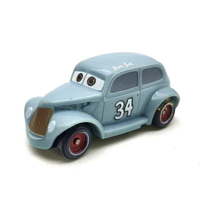 Pixar Cars 3 The Thunder Valleycrash Party Sheriff Mud McQueen Miss Mr Destroy Metal Diecast Toy Car Kids Birthday Gifts