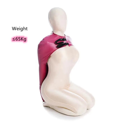 Adult Sex Toys of Adjustable Leather Full Single Gloves Arm Binder Strap for Bdsm Restraints Handcuffs Back Bondage Armbinder