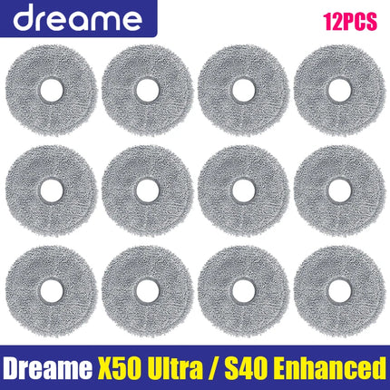 Dreame X50 Ultra / S40 Enhanced Edition Vacuum Cleaner Parts Main Roller Side Brush Hepa Filter Mop Cloth Dust Bag