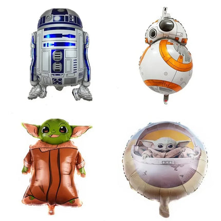 Alien Star Wars Aluminum Film Balloon Cartoon Style Boys and Girls Birthday Decoration Balloon