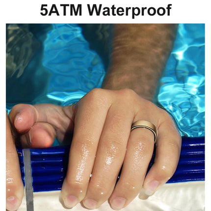 R10 Smart Ring Men Women with Wireless Charging,Health Sleep Monitor,5ATM Waterproof,Multi-sport Mode For Xiaomi Samsung Phone