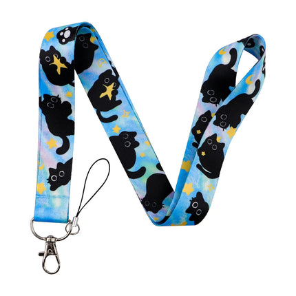 Cute Cartoon Cat Duck Neck Strap Lanyards For Keychain ID Credit Card Pass Animal Hang Rope Cell Phone Charm Accessories
