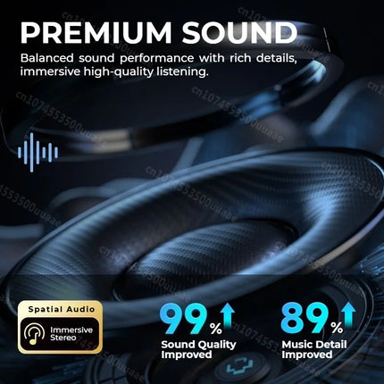 Zombies Cat B23 Graffiti Design Bluetooth 6.0 OWS Ear Clip Earbuds AI Translating Headphone TWS Wireless Earphone with Smart APP