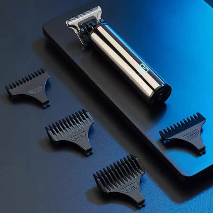 Men's Professional Hair Clipper USB Charging Hair Trimmer Electric Hair Cutting Machine Vintage Hair Cutting Kit with Guide Comb
