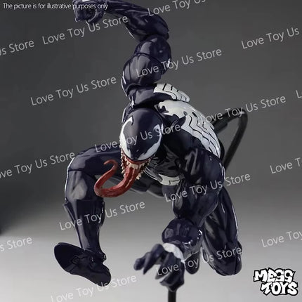 NEW Mess Toys Venom Lethal Neighbor Spider Man Symbiotic Black Suit Messtoys Spiderman Anime Action Figure Model Doll Gifts Toys