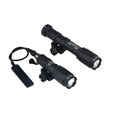Surefire M300 M600 LED Tactical Flashlight Scout Light 20mm Picatinny Rail Compatible for Outdoor Hunting Airsoft Accessory