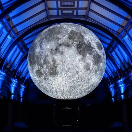 Free Shipping 3meters Helium Giant Inflatable Moon Ball With Led Lighting PVC Airtight Air Blown Planet Balloon For Party Show