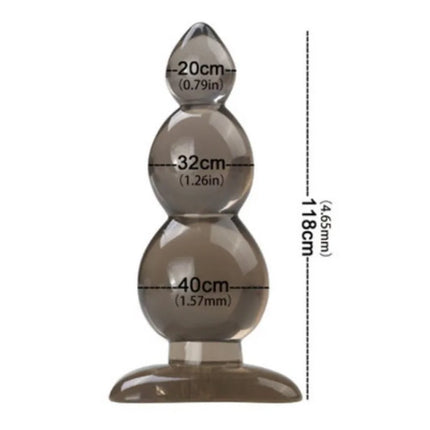 Anal Balls Anal Plug For Men and Women Anal Sex Toys Jelly Silicone Butt Plug