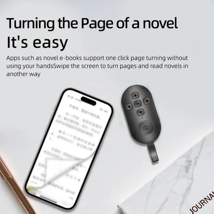 Bluetooth 5.0 Remote Controller Wireless Controller Button for Mobile Phone Selfie Shutter Release Tik Tok e-book Page Turning