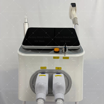 2 IN 1 Professional 4 Wave 808 Diode Laser Permanent Painless Hair Removal Picosecond Laser Tattoo Removal Machine FAC 5000Woval
