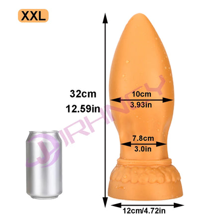 11cm Huge Anal Plug Soft Liquid Silicone Thick Butt Plug 18+ Sex Toys For Women Men Gay Prostate Anal Dildos Masturbation