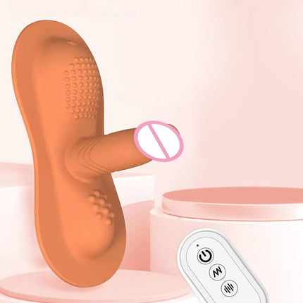 Big Sit and Ride Vibrators Dildo with 10 Vibrating Modes Remote Control Clit Anal G Spot Stimulator Adult Sex Toy for Women Man