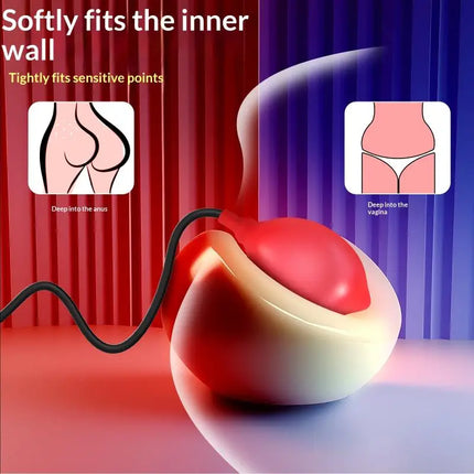 preferredInflatable Anal Plug Unisex Butt Plug with Hand Pump 3 Beads 6 Beads Soft Silicone for Couples Adult Play Bedroom