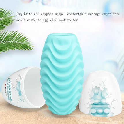 Silicone Pocket Pussy Male Masturbator Cup Sex Toy for Men Blowjob Sex Egg Masturbation Usable Solo Play Toys For Adults 18