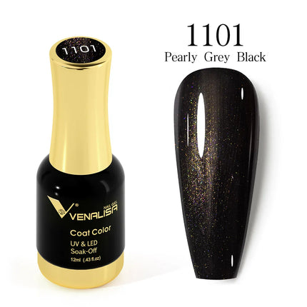 VENALISA 12ml Fabulous Pink Nails Crystal Lacquer CANNI Nail Art Glitter Pearl Diamonds Soak off Platinum UV LED Gel Nail Polish