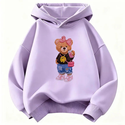 Graphic 2026 Y2k Hip Hop Bear Hoodie Kids Children's Sweatshirt Hoody for Boys Girls Casual Hoodies Hip Hop Clothes
