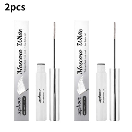 White Mascara Waterproof Fast Dry Eyelashes Curls Extension Festival Make-Up Eyelashes White Mascara