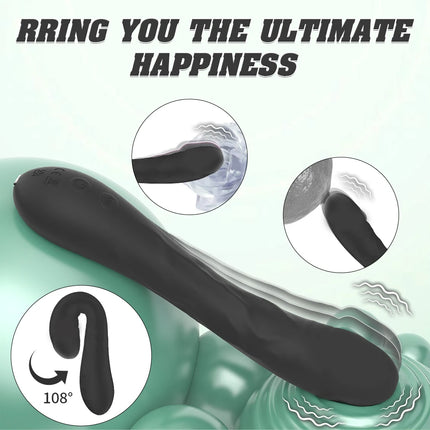 G Spot Dildo Vibrator Massage 7 Vibration Patterns Sex Toy Women  Vibrating for Vagina Stimulation Silicone Rechargeable 18+