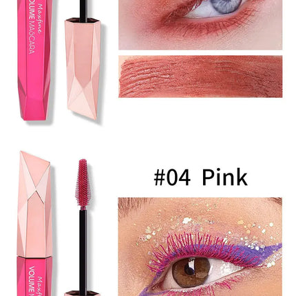 Diamond Dense Mascara Waterproof Non Smudging Long Lasting For Natural Dense Curled And Long Lashes