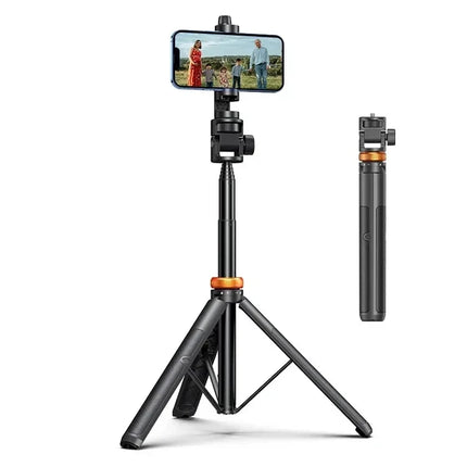 1.49M Wireless Selfie Stick Tripod Stand with Bluetooth Remote Extendable Tripod for iPhone Mobile Phone Tiktok Live Streaming
