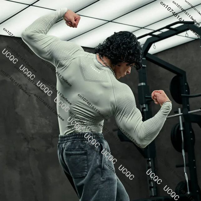 Men's Athletic T-Shirt - Quick Dry Long Sleeve / T-Shirt Athlétique Homme - Séchage Rapide Manches Longues