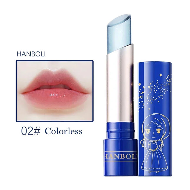 Princess Crystal Temperature Change Moisturizing Lipstick Star Brilliant Jelly Shinny Lip Balm Long-lasting Lip Oil Care Makeup