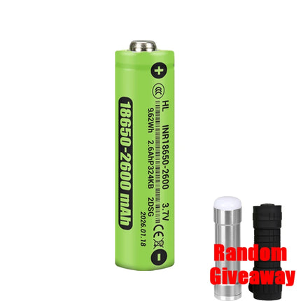 100% New Original 3.7V 18650 Rechargeable Battery 2400mAh 18650 Lithium Rechargeable Battery for Speakers Radios Headlights Toys