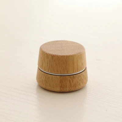 New 5g Natural Bamboo Jar With Aluminum Tank Empty Eye Cream Jar Balm And Lipstick Cosmetic Container Mini Jar Portable Packing
