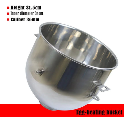 20L commercial mixer beater accessories Cook machine whisk egg balls and dough whisk beat the whisk bucket