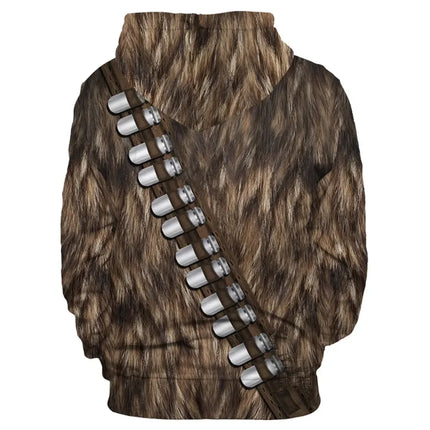 Adult Print Sweatshirt Pullover Coat Star Cosplay War Hoodie Plus Size 5XL Clothing