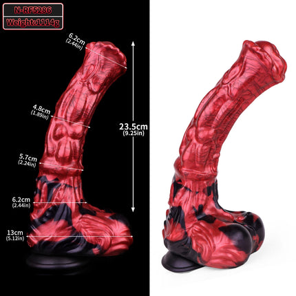 NNSX Long Horse Dildo Anal Plug Fantasy Penis Animal Cock Vagina Stimulate G-spot Masturbator Anal Sex Toys For Men Women