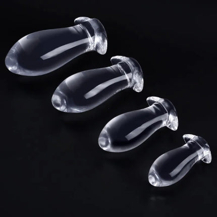 Transparent Huge Soft Anal Plug Big Butt Sex Toys for Men Women 18 Gay Masturbation Prostate Stimulation Massager Thick Expander