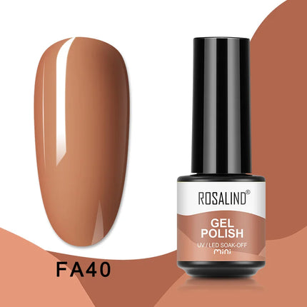 ROSALIND Gel Nail Polish UV Base Top Coat Soff Off Stamping Polish All For Art Manicure Semi Permanant Gel Nail Fast Shipping