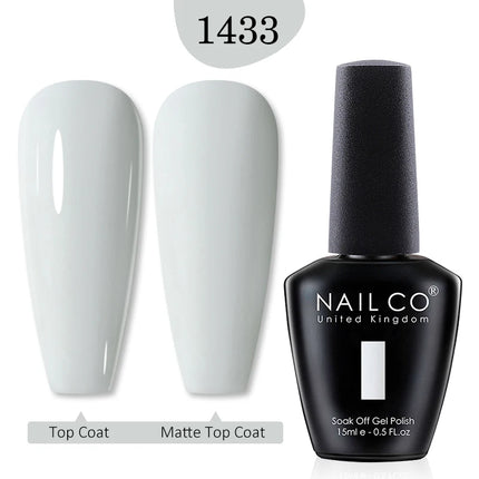 NAILCO Red Colors Series 15ML Nail Gel Polish Nail Supplies Semi Permanent For Nail Art Manicure Soak Off LED UV Hybrid Varnish