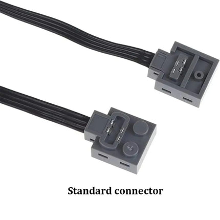 5/10PCS Legoeds Power Extension Wire 25/50cm for Motors 8886/8871/8870 LED Light Compatible with Technical MOC